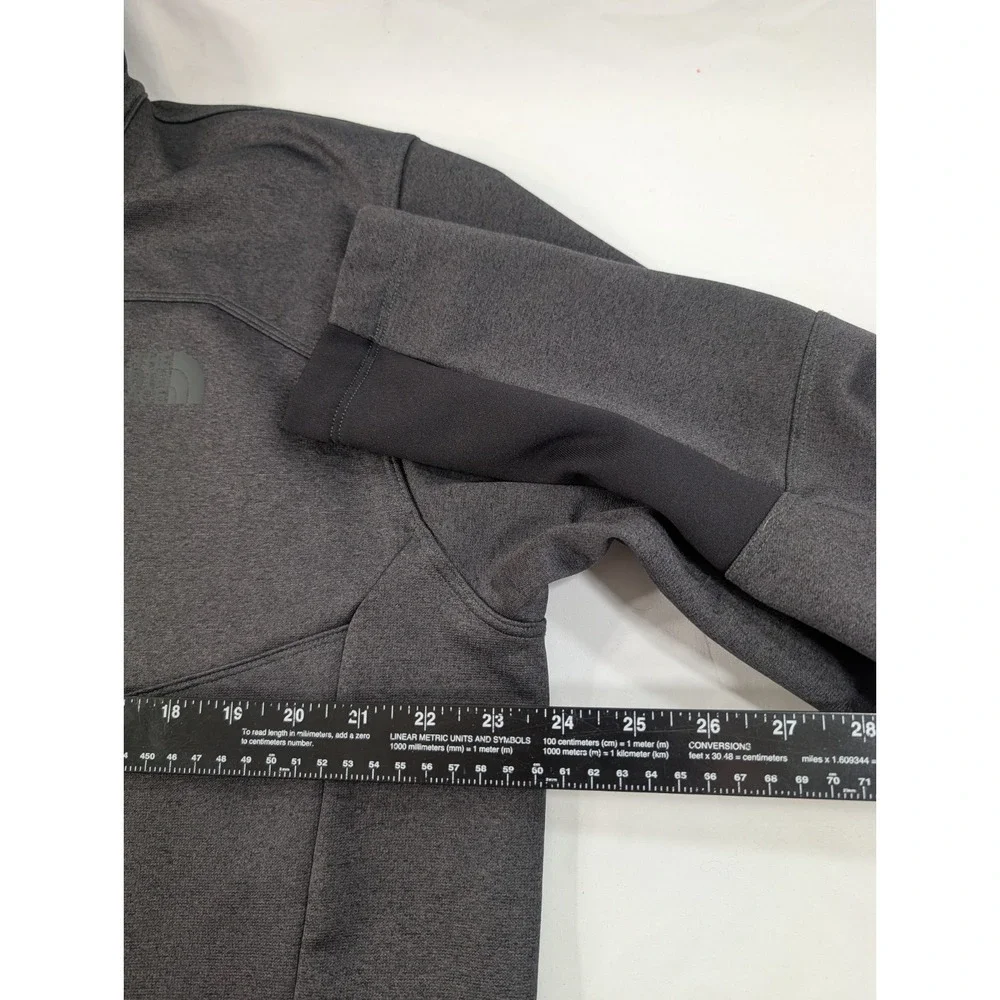 The North Face Jacket Mens Extra Large‎  Charcoal Gray Skyline Full Zip Fleece